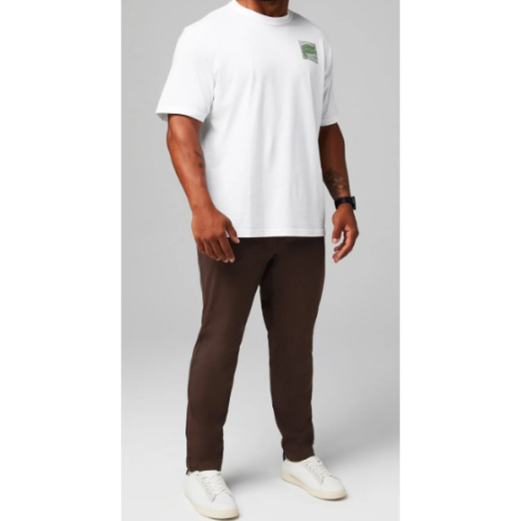 Copied - New Fabletics The Don Athletic/Golf Trouser Pants, Cacao Size 42x40 - Picture 1 of 3